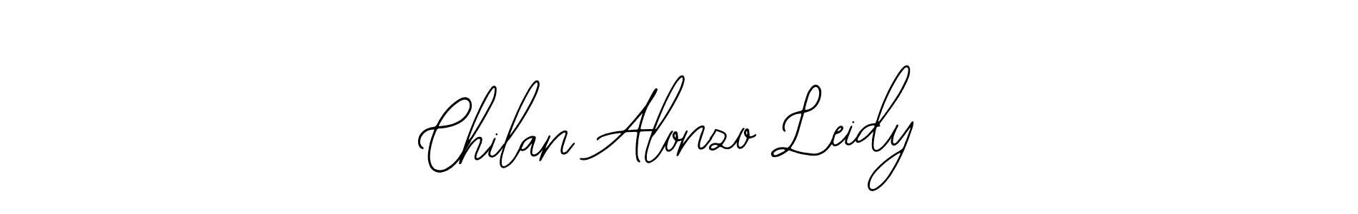 It looks lik you need a new signature style for name Chilan Alonzo Leidy. Design unique handwritten (Bearetta-2O07w) signature with our free signature maker in just a few clicks. Chilan Alonzo Leidy signature style 12 images and pictures png