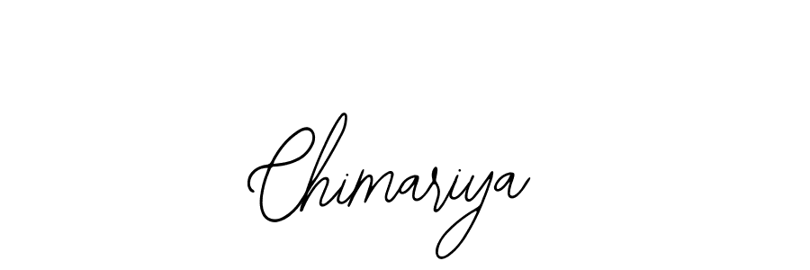 How to make Chimariya signature? Bearetta-2O07w is a professional autograph style. Create handwritten signature for Chimariya name. Chimariya signature style 12 images and pictures png