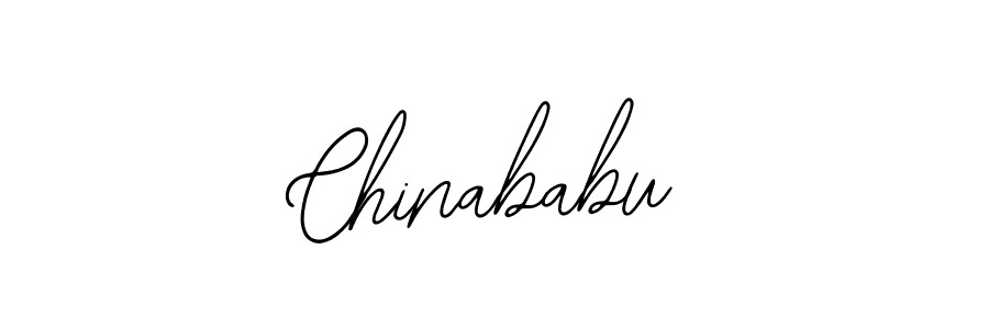 How to make Chinababu signature? Bearetta-2O07w is a professional autograph style. Create handwritten signature for Chinababu name. Chinababu signature style 12 images and pictures png