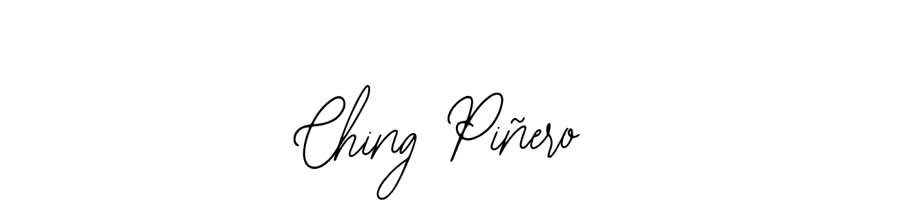 Make a beautiful signature design for name Ching Piñero. With this signature (Bearetta-2O07w) style, you can create a handwritten signature for free. Ching Piñero signature style 12 images and pictures png