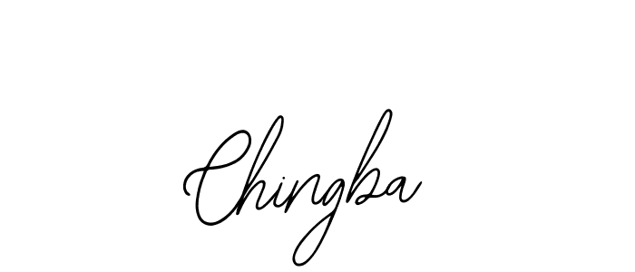 if you are searching for the best signature style for your name Chingba. so please give up your signature search. here we have designed multiple signature styles  using Bearetta-2O07w. Chingba signature style 12 images and pictures png