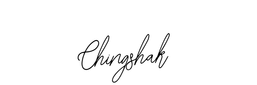 The best way (Bearetta-2O07w) to make a short signature is to pick only two or three words in your name. The name Chingshak include a total of six letters. For converting this name. Chingshak signature style 12 images and pictures png