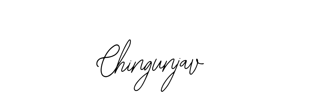 How to make Chingunjav name signature. Use Bearetta-2O07w style for creating short signs online. This is the latest handwritten sign. Chingunjav signature style 12 images and pictures png