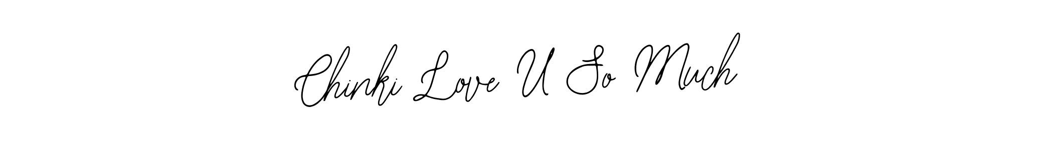 Make a beautiful signature design for name Chinki Love U So Much. With this signature (Bearetta-2O07w) style, you can create a handwritten signature for free. Chinki Love U So Much signature style 12 images and pictures png