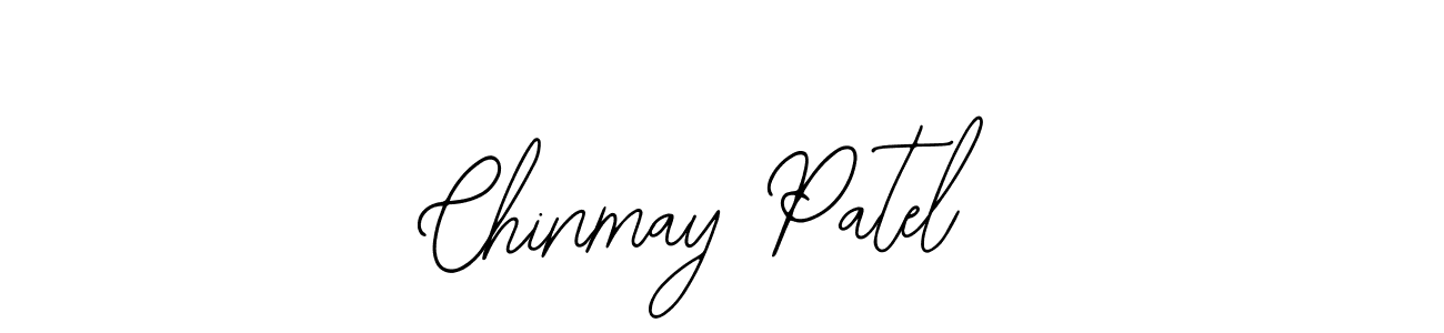 You should practise on your own different ways (Bearetta-2O07w) to write your name (Chinmay Patel) in signature. don't let someone else do it for you. Chinmay Patel signature style 12 images and pictures png