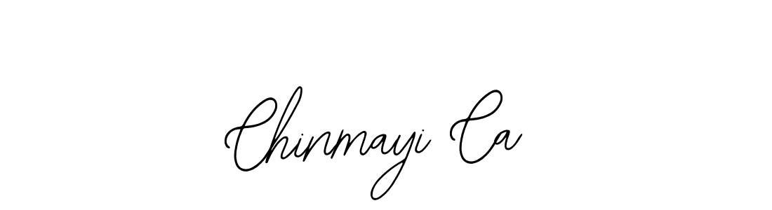 How to make Chinmayi Ca signature? Bearetta-2O07w is a professional autograph style. Create handwritten signature for Chinmayi Ca name. Chinmayi Ca signature style 12 images and pictures png