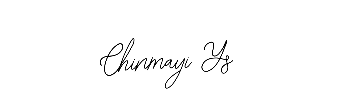 Design your own signature with our free online signature maker. With this signature software, you can create a handwritten (Bearetta-2O07w) signature for name Chinmayi Ys. Chinmayi Ys signature style 12 images and pictures png