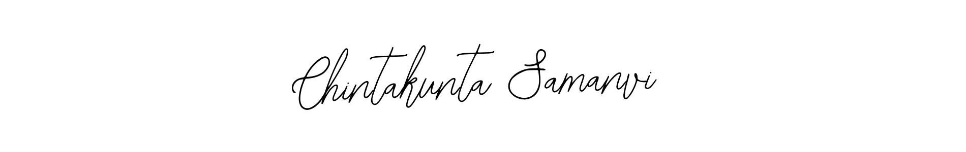 Also You can easily find your signature by using the search form. We will create Chintakunta Samanvi name handwritten signature images for you free of cost using Bearetta-2O07w sign style. Chintakunta Samanvi signature style 12 images and pictures png