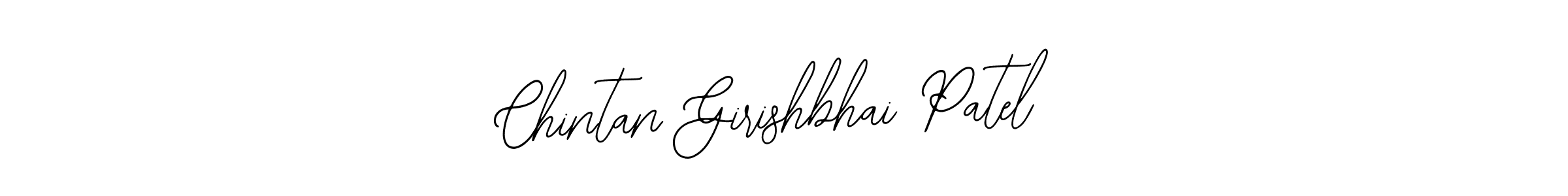 Make a beautiful signature design for name Chintan Girishbhai Patel. With this signature (Bearetta-2O07w) style, you can create a handwritten signature for free. Chintan Girishbhai Patel signature style 12 images and pictures png