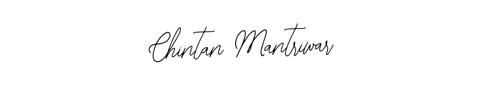 The best way (Bearetta-2O07w) to make a short signature is to pick only two or three words in your name. The name Chintan Mantriwar include a total of six letters. For converting this name. Chintan Mantriwar signature style 12 images and pictures png