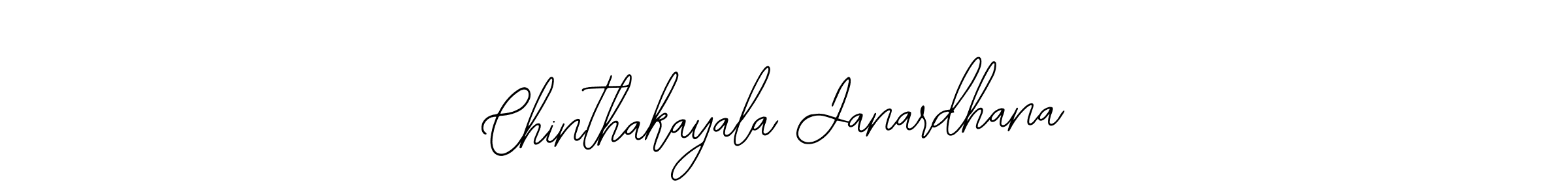 You should practise on your own different ways (Bearetta-2O07w) to write your name (Chinthakayala Janardhana) in signature. don't let someone else do it for you. Chinthakayala Janardhana signature style 12 images and pictures png