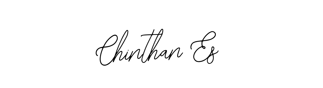 Also You can easily find your signature by using the search form. We will create Chinthan Es name handwritten signature images for you free of cost using Bearetta-2O07w sign style. Chinthan Es signature style 12 images and pictures png