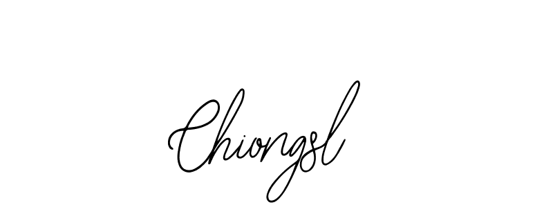 if you are searching for the best signature style for your name Chiongsl. so please give up your signature search. here we have designed multiple signature styles  using Bearetta-2O07w. Chiongsl signature style 12 images and pictures png