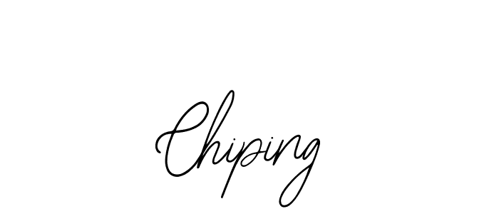 Bearetta-2O07w is a professional signature style that is perfect for those who want to add a touch of class to their signature. It is also a great choice for those who want to make their signature more unique. Get Chiping name to fancy signature for free. Chiping signature style 12 images and pictures png