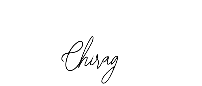 How to make Chirag  name signature. Use Bearetta-2O07w style for creating short signs online. This is the latest handwritten sign. Chirag  signature style 12 images and pictures png