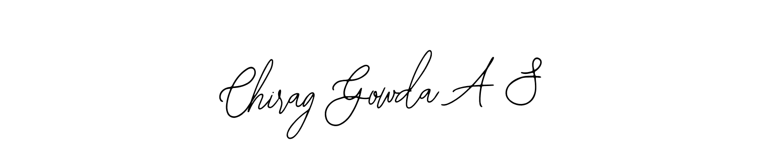 You can use this online signature creator to create a handwritten signature for the name Chirag Gowda A S. This is the best online autograph maker. Chirag Gowda A S signature style 12 images and pictures png