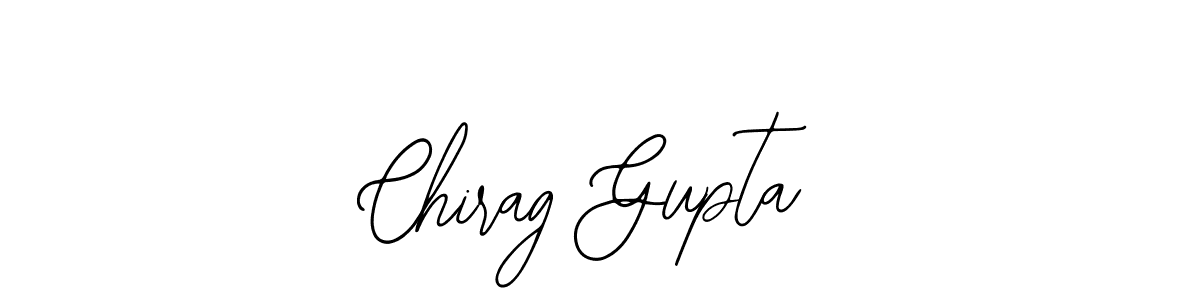 How to make Chirag Gupta name signature. Use Bearetta-2O07w style for creating short signs online. This is the latest handwritten sign. Chirag Gupta signature style 12 images and pictures png