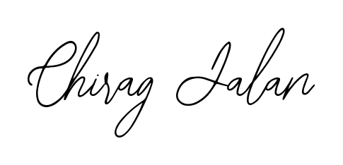 Create your official email sign-off with Chirag Jalan name in Bearetta-2O07w style. Crisp, clean, and perfectly legible across all screens. Chirag Jalan signature style 12 images and pictures png