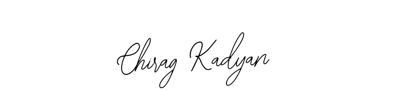 Make a beautiful signature design for name Chirag Kadyan. With this signature (Bearetta-2O07w) style, you can create a handwritten signature for free. Chirag Kadyan signature style 12 images and pictures png