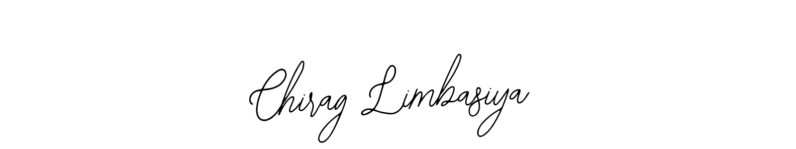 Design your own signature with our free online signature maker. With this signature software, you can create a handwritten (Bearetta-2O07w) signature for name Chirag Limbasiya. Chirag Limbasiya signature style 12 images and pictures png