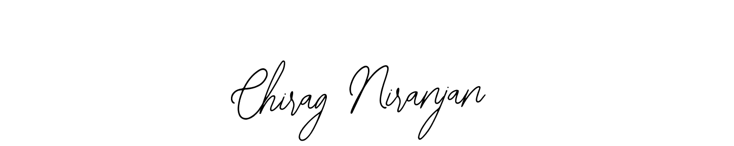 How to make Chirag Niranjan name signature. Use Bearetta-2O07w style for creating short signs online. This is the latest handwritten sign. Chirag Niranjan signature style 12 images and pictures png