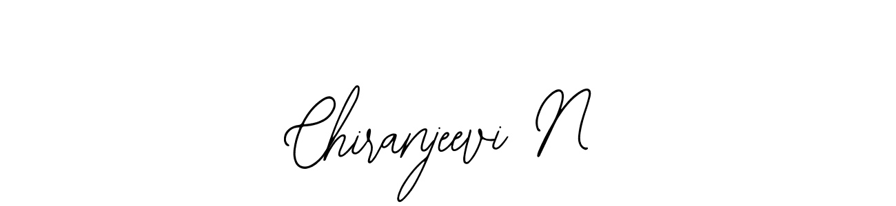 How to make Chiranjeevi N signature? Bearetta-2O07w is a professional autograph style. Create handwritten signature for Chiranjeevi N name. Chiranjeevi N signature style 12 images and pictures png
