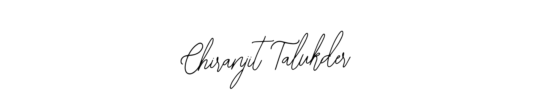 How to make Chiranjit Talukder name signature. Use Bearetta-2O07w style for creating short signs online. This is the latest handwritten sign. Chiranjit Talukder signature style 12 images and pictures png