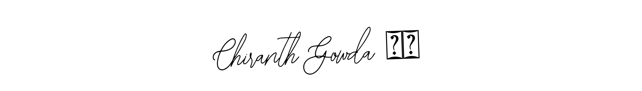 You can use this online signature creator to create a handwritten signature for the name Chiranth Gowda ❤️. This is the best online autograph maker. Chiranth Gowda ❤️ signature style 12 images and pictures png