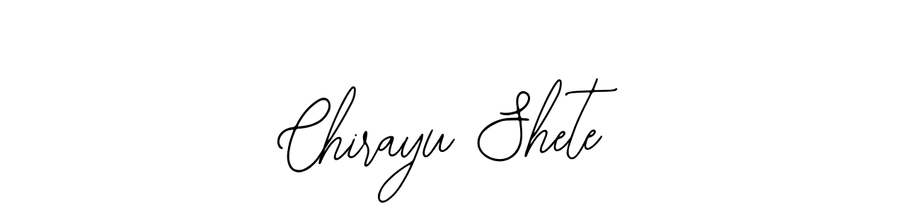 if you are searching for the best signature style for your name Chirayu Shete. so please give up your signature search. here we have designed multiple signature styles  using Bearetta-2O07w. Chirayu Shete signature style 12 images and pictures png