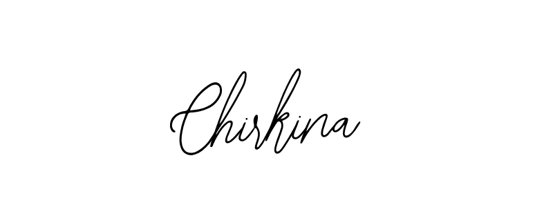 The best way (Bearetta-2O07w) to make a short signature is to pick only two or three words in your name. The name Chirkina include a total of six letters. For converting this name. Chirkina signature style 12 images and pictures png