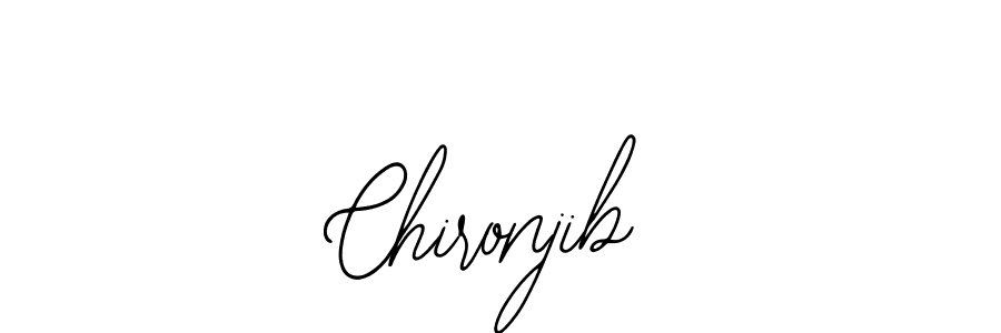 The best way (Bearetta-2O07w) to make a short signature is to pick only two or three words in your name. The name Chironjib include a total of six letters. For converting this name. Chironjib signature style 12 images and pictures png