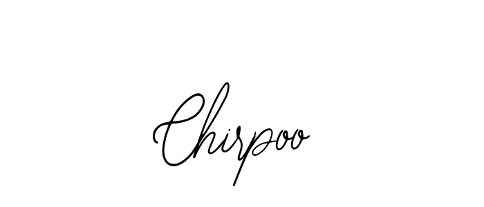 Similarly Bearetta-2O07w is the best handwritten signature design. Signature creator online .You can use it as an online autograph creator for name Chirpoo. Chirpoo signature style 12 images and pictures png