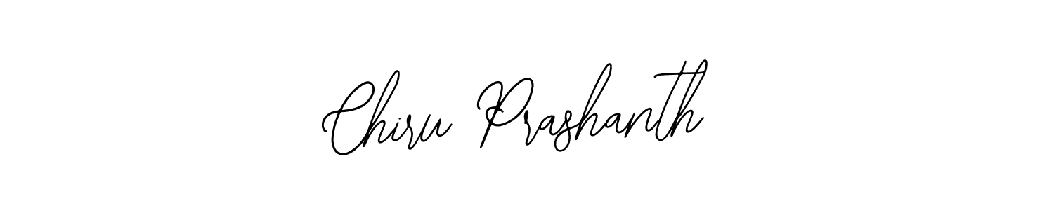 Use a signature maker to create a handwritten signature online. With this signature software, you can design (Bearetta-2O07w) your own signature for name Chiru Prashanth. Chiru Prashanth signature style 12 images and pictures png