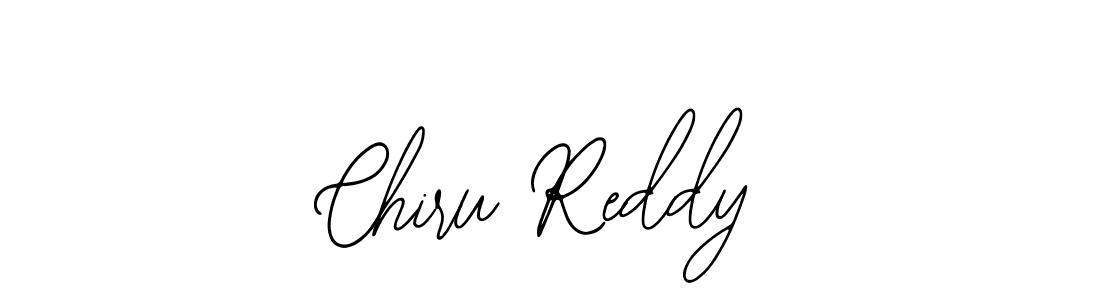 How to make Chiru Reddy name signature. Use Bearetta-2O07w style for creating short signs online. This is the latest handwritten sign. Chiru Reddy signature style 12 images and pictures png