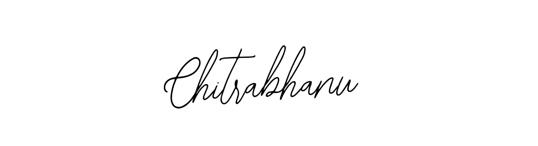 How to make Chitrabhanu name signature. Use Bearetta-2O07w style for creating short signs online. This is the latest handwritten sign. Chitrabhanu signature style 12 images and pictures png