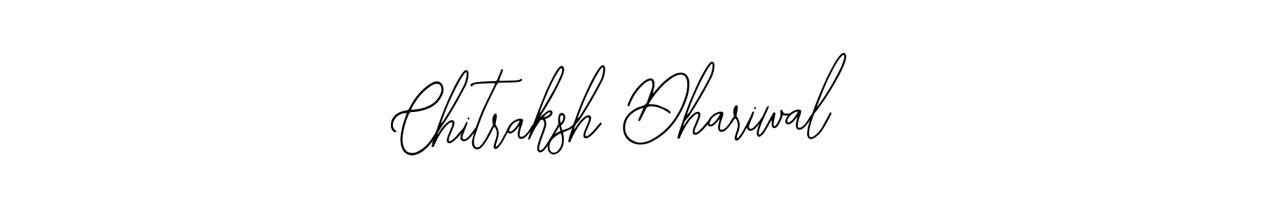 Create a beautiful signature design for name Chitraksh Dhariwal. With this signature (Bearetta-2O07w) fonts, you can make a handwritten signature for free. Chitraksh Dhariwal signature style 12 images and pictures png