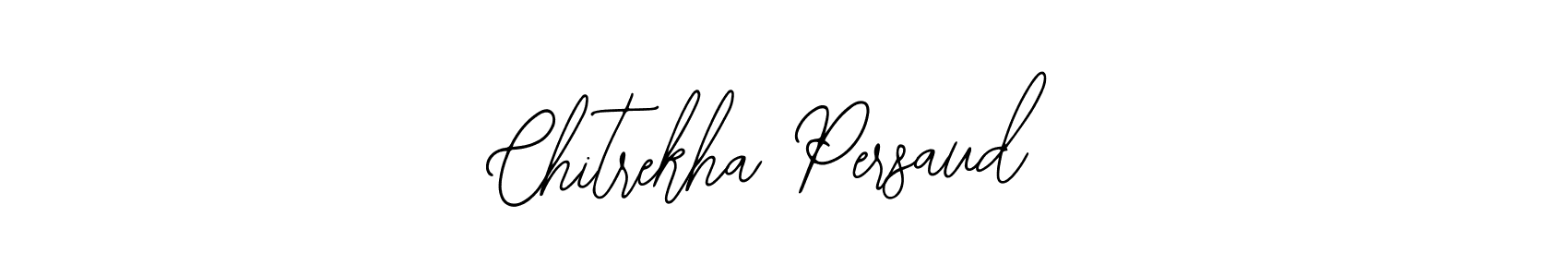 How to make Chitrekha Persaud name signature. Use Bearetta-2O07w style for creating short signs online. This is the latest handwritten sign. Chitrekha Persaud signature style 12 images and pictures png