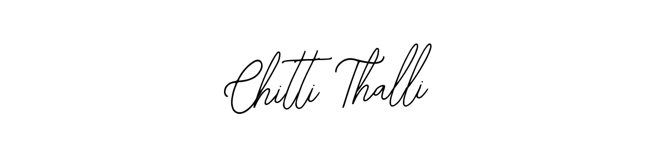 Create a beautiful signature design for name Chitti Thalli. With this signature (Bearetta-2O07w) fonts, you can make a handwritten signature for free. Chitti Thalli signature style 12 images and pictures png