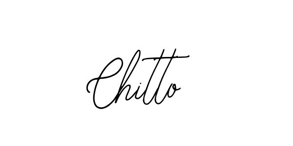 How to make Chitto name signature. Use Bearetta-2O07w style for creating short signs online. This is the latest handwritten sign. Chitto signature style 12 images and pictures png