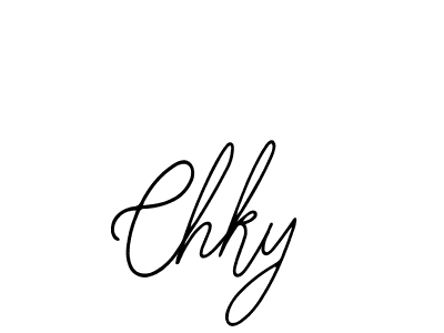 How to make Chky signature? Bearetta-2O07w is a professional autograph style. Create handwritten signature for Chky name. Chky signature style 12 images and pictures png