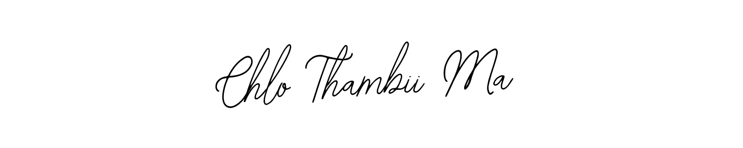 Make a short Chlo Thambii Ma signature style. Manage your documents anywhere anytime using Bearetta-2O07w. Create and add eSignatures, submit forms, share and send files easily. Chlo Thambii Ma signature style 12 images and pictures png