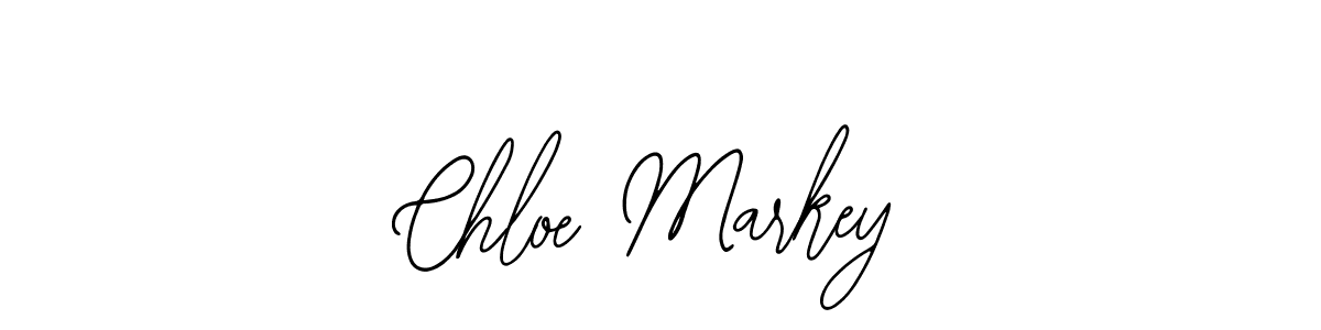 How to make Chloe Markey name signature. Use Bearetta-2O07w style for creating short signs online. This is the latest handwritten sign. Chloe Markey signature style 12 images and pictures png