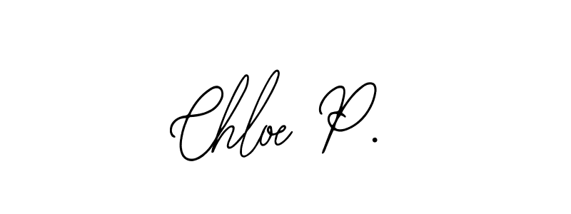 Design your own signature with our free online signature maker. With this signature software, you can create a handwritten (Bearetta-2O07w) signature for name Chloe P.. Chloe P. signature style 12 images and pictures png