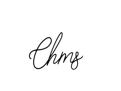 How to make Chms name signature. Use Bearetta-2O07w style for creating short signs online. This is the latest handwritten sign. Chms signature style 12 images and pictures png