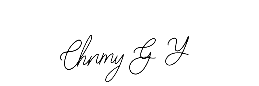 Use a signature maker to create a handwritten signature online. With this signature software, you can design (Bearetta-2O07w) your own signature for name Chnmy G Y. Chnmy G Y signature style 12 images and pictures png