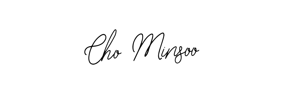 Make a beautiful signature design for name Cho Minsoo. Use this online signature maker to create a handwritten signature for free. Cho Minsoo signature style 12 images and pictures png