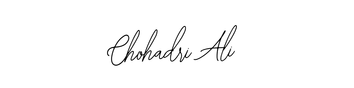 Make a beautiful signature design for name Chohadri Ali. With this signature (Bearetta-2O07w) style, you can create a handwritten signature for free. Chohadri Ali signature style 12 images and pictures png