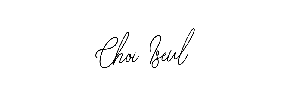 How to make Choi Iseul name signature. Use Bearetta-2O07w style for creating short signs online. This is the latest handwritten sign. Choi Iseul signature style 12 images and pictures png