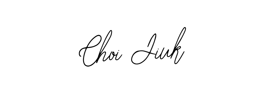 The best way (Bearetta-2O07w) to make a short signature is to pick only two or three words in your name. The name Choi Jiuk include a total of six letters. For converting this name. Choi Jiuk signature style 12 images and pictures png