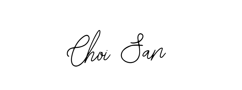Design your own signature with our free online signature maker. With this signature software, you can create a handwritten (Bearetta-2O07w) signature for name Choi San. Choi San signature style 12 images and pictures png